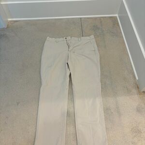 Gap Men's Cream and Tan Trousers
